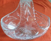 DUŻY KOSZ KRYSZTAŁOWY