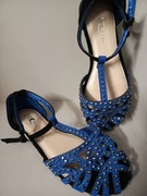 Sandałki ażurowe z cyrkoniami rozmiar 34-21.5m