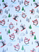 Papier do pakowania "Pingwiny", 101,6 cm x 9,2 m