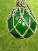  Boja morska  szklana, stara, oryginał 