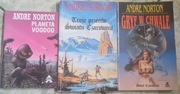 3 książki fantasy Andre Norton Gryf w chwale, Planeta Voodoo