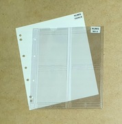 Leuchtturm - Strona, karta Numis NH4 na duże monety, 80 x 100mm, nowa