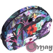 Czarny organizer do Obag MOON LIGHT kwiaty 2 kieszenie wkład wnętrze OMAY