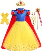 Strój przebranie kostium Śnieżki Królewna Śnieżka 98-104 na 3-4 lata nowy