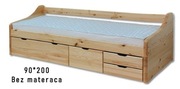 Łóżko sosnowe 90*200, bez materaca