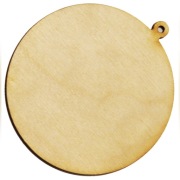 Drewniana bombka, ozdoba świąteczna