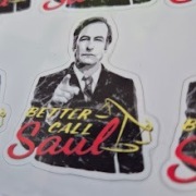 Naklejka Better Call Saul – logo serialu, Saul Goodman Breaking Bad 5cmx4cm