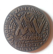 Medal KWK Brzeszcze Solidarność 25 lat