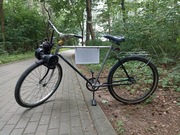 Rower z silnikiem silnik rowerowy WSK GNOM! 1950 r.