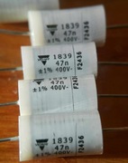 Kondensator foliowy 47nF  1% 400V precyzyjny  VISHAY