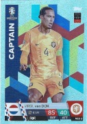 TOPPS MATCH ATTAX EURO 2024 CAPTAIN VIRGIL VAN DIJK HOLANDIA NED 3