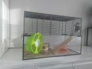 Klatka dla chomika + wyposażenie | zestaw gotowy do użytku