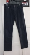 Granatowe spodnie Hugo Boss, stretch
