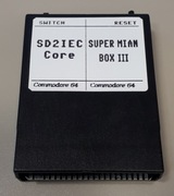Cartridge Super Mian Box SMB III & SD2IEC Core Turbo Commodore C64