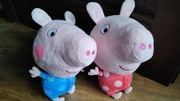 2x maskotki pluszaki świnka Peppa i George 