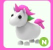 Neon unicorn adopt me roblox pet