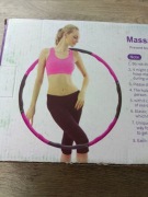 Hula hop z wypustkami Kuyou 95 cm + centymetr