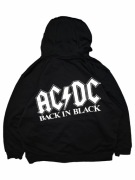 Czarna Bluza ACDC black in black vintage 90s 80s slipknot mettalica