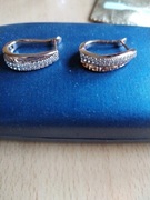 PIĘKNE POZŁACANE KOLCZYKI ZE STALI CHIRURGICZNEJ