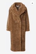 Płaszcz Lya Edited XL długi płaszcz teddy coat nowy brązowy