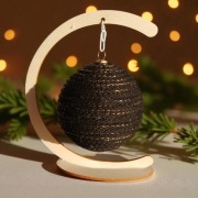 Zestaw 5  bombek sznurkowych 9 cm – rękodzieło, prezent świąteczny