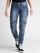 Jeansy motocyklowe damskie BROGER OHIO LADY WASHED BLUE W32 L30