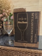 Zestaw kolekcjonerskich szklanek typu tulipan do piwa König Pilsener.