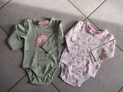 Nowe body dwupak dziewczynka 68