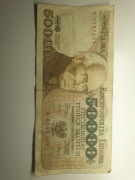 Banknot 50 000 zł 1989 rok - seria A