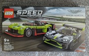 LEGO 76910 Speed Champions - Aston Martin Valkyrie AMR PRO i Vantage GT3