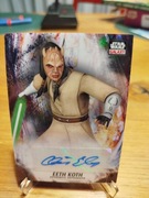Chris Edgerly - Eeth Koth - Gwiezdne Wojny (Star Wars)- karta- autograf