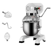 Mikser planetarny - 20 litrów - 750 W - włącznie z 3 nasadkami mieszającymi