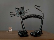 Metaloplastyka figurka KOT 