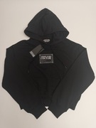 Bluza z kapturem Versace Jeans Couture czarna damska Cropp oversize logo M