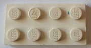 LEGO 3020 Biała płytka 2 x 4 3536,6329