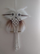 Sówka makrama.prezent.