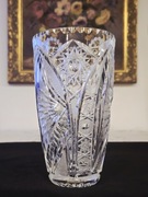 Wazon kryształowy flakon Vintage retro prl kryształy 