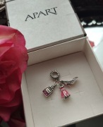 Charms do bransoletki makijażystka srebro 925 zawieszka