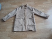 ZARA Kozuszek płaszczyk sztuczne futerko r.164