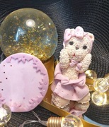 Misia figurka z masy cukrowej