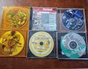 Zestaw starych płyt z gazet