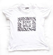 xl koszulka damska,czarno biała koszulka z nadrukiem, tshirt bawełniany