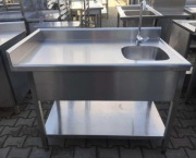 Zlew z Blatem - DORA METAL - 120/70/85 cm - s 1710.O