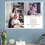 Plakat rodzinny Babcia i Dziadek A4 | personalizowany | ramka