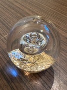 Śliczna szklana kula ozdoba przycisk do papieru 