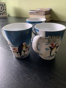 Kubki pingwiny porcelana