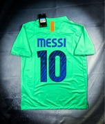 (M) Lionel Messi #10 Barcelona 2010/11 Nowa Lime Koszulka Piłkarska Jersey