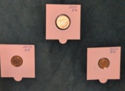 1 gr grosz 2 gr grosze i 5 gr groszy 2013 r RM Royal Mint. TRZY MONETY