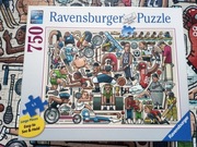Puzzle Ravensburger 750 athletic fit Mario Zucca