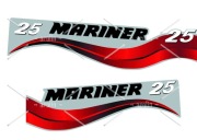 Emblemat, naklejka na silnik zaburtowy MARINER 25